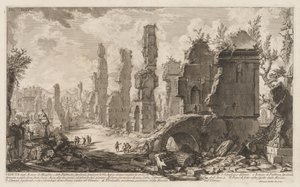 Antikviteter i Rom: The Appian Way. af Giovanni Battista Piranesi