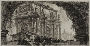 Konstantinbuen i Rom, plade 9 fra Some Views of Triumphal Arches og andre monumenter af Giovanni Battista Piranesi