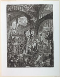Serie Plade II fængsler af Giovanni Battista Piranesi