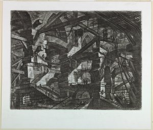 Carceri-serien, plade XIV af Giovanni Battista Piranesi