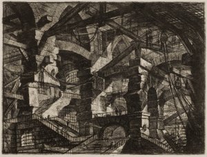 Fantastiske fængsler XIV af Giovanni Battista Piranesi