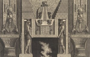 Skorstensstykke i egyptisk stil..., 1769. af Giovanni Battista Piranesi