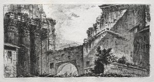 Augustus Forum af Giovanni Battista Piranesi