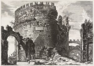Caecilia Metellas gravmæle af Giovanni Battista Piranesi