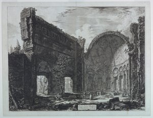 Hadrians villa nær Tivoli, "Udsigten over Rom" (1748-1778) af Giovanni Battista Piranesi