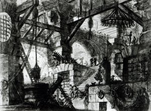 Imaginært fængsel af Giovanni Battista Piranesi