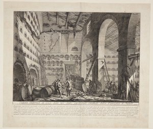 Indvendigt billede af tre store gravkamre, der menes at tilhøre Augustus