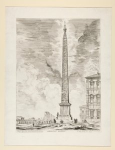 Egyptisk Obelisk, fra Udsigt over Rom af Giovanni-Battista Piranesi