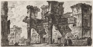 Teil des Forums von Nerva von Giovanni Battista Piranesi