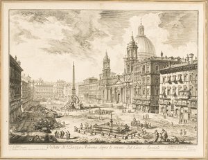 Piazza Navona, tallerken fra 