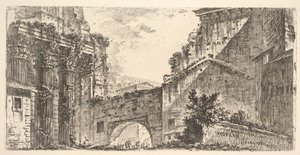 Plade 15: Forum af Augustus Forum af Augustus, ca. 1748. af Giovanni Battista Piranesi