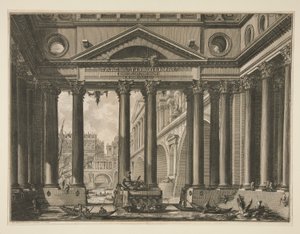 Andet frontispice af bind IV af Le Antichit? Romane af Giovanni-Battista Piranesi