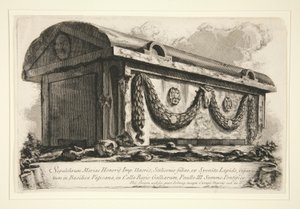 Graven til Maria Honorius Imp. din kone af Giovanni-Battista Piranesi