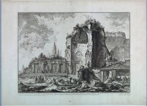 Venus tempel i Rom af Giovanni-Battista Piranesi