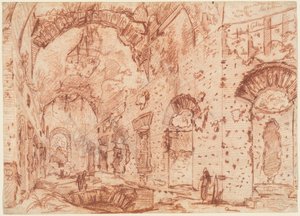 "Canopus" af Villa Adriana i Tivoli af Giovanni Battista Piranesi