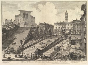 Das Kapitol und die Stufen von S. Maria in Aracoeli Veduta del Romano Campidoglio con ..., ca. 1775