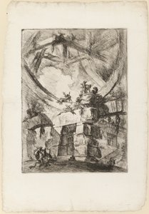Carceri, plade 9 af Giovanni-Battista Piranesi