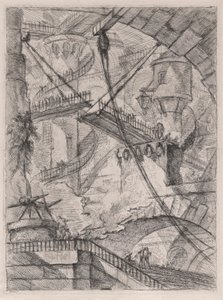 Vindebroen, fra Carceri d af Giovanni-Battista Piranesi