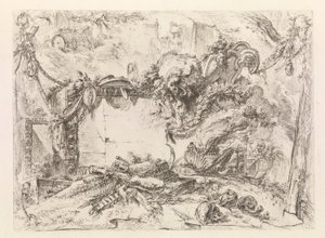 Den monumentale tavle, fra Grotteschi (Grotesques) af Giovanni Battista Piranesi