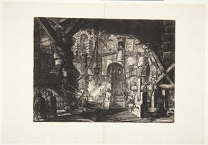 Molen med kæder af Giovanni Battista Piranesi