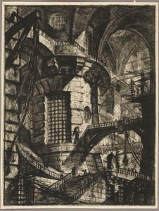 Der Runde Turm, Platte 3 aus der zweiten Ausgabe von Carceri d