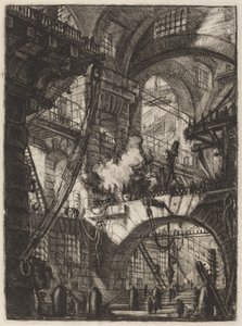 Den rygende brand af Giovanni Battista Piranesi