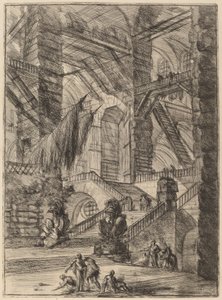Trappen med trofæer af Giovanni Battista Piranesi