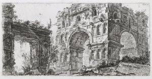 Der Tempel der Diana von Giovanni-Battista Piranesi