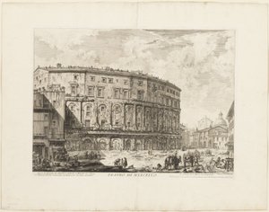 Marcellus Teater, fra Udsigt over Rom af Giovanni-Battista Piranesi