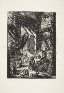 Trappen med trofæer af Giovanni Battista Piranesi
