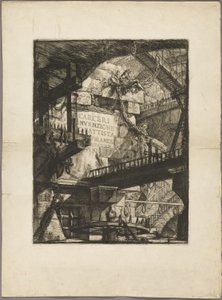 Titelside fra imaginære fængsler af Giovanni Battista Piranesi