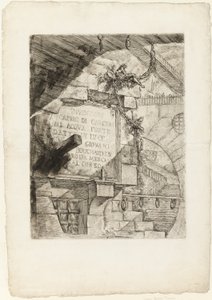 Titelside fra imaginære fængsler af Giovanni Battista Piranesi