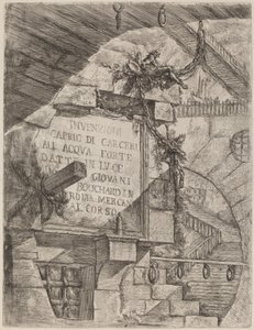 Titelplade af Giovanni Battista Piranesi