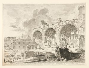 Udsigt over resterne af Neros spisestue af Giovanni-Battista Piranesi
