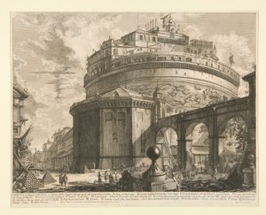 Udsigt over mausoleet d af Giovanni-Battista Piranesi
