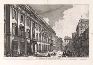 Veduta del Palazzo Odescalchi (Udsigt over Odescalchi-paladset), fra Vedute di Roma (Udsigt over Rom) af Giovanni-Battista Piranesi