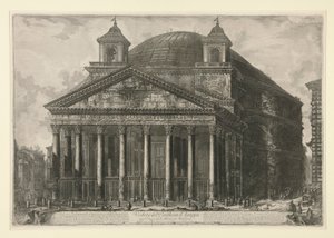 Udsigt over Pantheon d af Giovanni Battista Piranesi