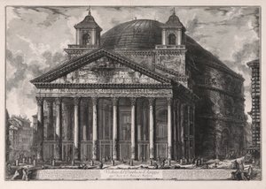 Udsigt over Pantheon d af Giovanni Battista Piranesi