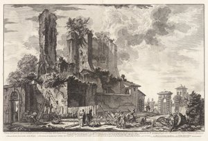 Udsigt over af Giovanni-Battista Piranesi