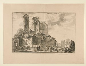 Udsigt over af Giovanni-Battista Piranesi