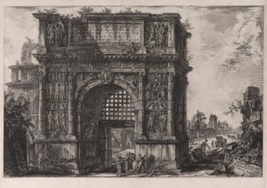 Udsigt over af Giovanni-Battista Piranesi