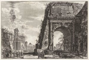 Udsigt over af Giovanni-Battista Piranesi