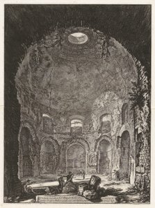 Indvendigt billede af Hostetemplet af Giovanni-Battista Piranesi