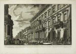 Udsigt langs Via del Corso over Palazzo dell