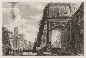 Udsigt over Rom: Buen eller Titus, 1776. af Giovanni Battista Piranesi