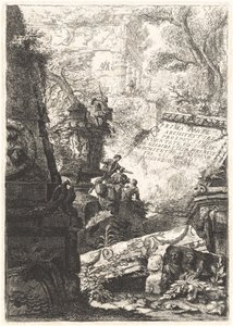 Første del; Grotesk; Fængsler; Ingen synspunkter ...; Trofæer af Ottaviano Augusto af Giovanni Battista Piranesi and Francesco Piranesi