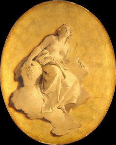 En allegorisk kvindefigur af Giovanni Battista Tiepolo