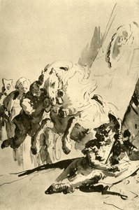 Alexander og Bucephalus, midten af det 18. århundrede, 1928 af Giovanni Battista Tiepolo