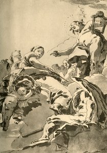 Apollo, Muserne og Chronos, c1730, 1928 af Giovanni Battista Tiepolo