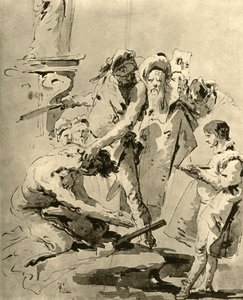 Halshugning af en helgen, midten af det 18. århundrede, 1928 af Giovanni Battista Tiepolo